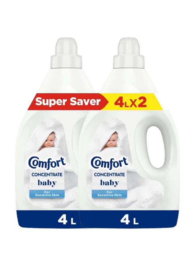 Comfort منعم الأقمشة المركّز من كومفورت، للأطفال، 4 لتر × 2 - Image 1